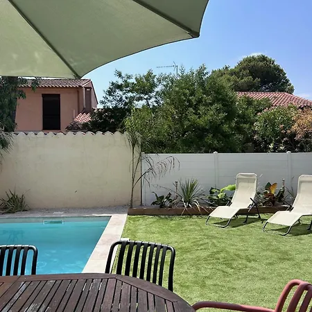 Villa Villa Samarah Canet-Plage Piscine 800M Plage *